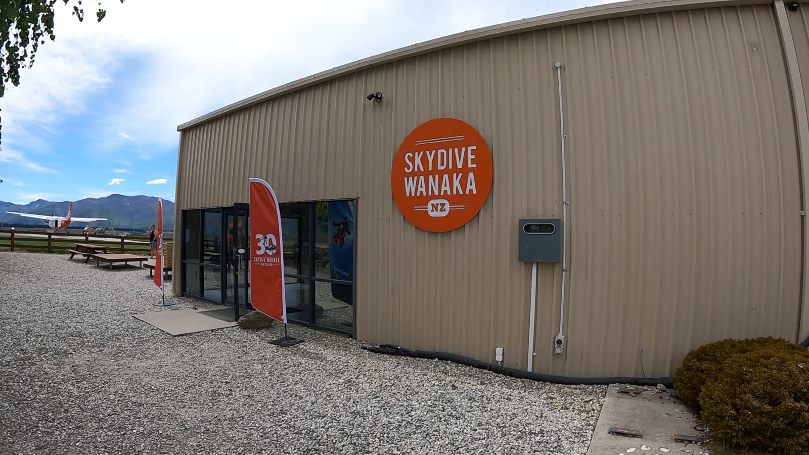 Skydive Wānaka 的報到處