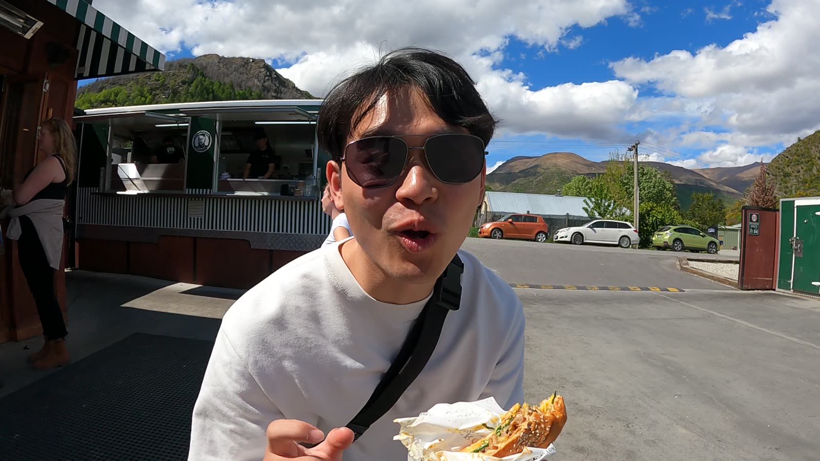 在箭鎮 Fergbutcher 買的漢堡